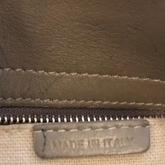 BURBERRY Lowry Tote Bag Red Knights Haymarket Check w Sage Trim Italy MSRP $1696 - Picture 5 of 8